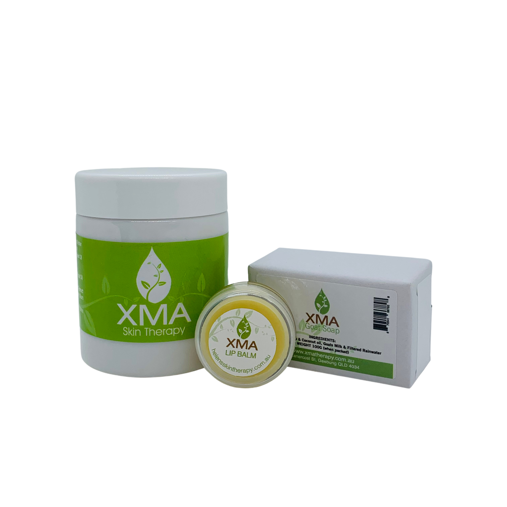 XMA Skin Therapy, Goat Soap & Lip Balm Bundle