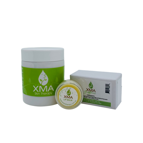XMA Skin Therapy, Goat Soap & Lip Balm Bundle
